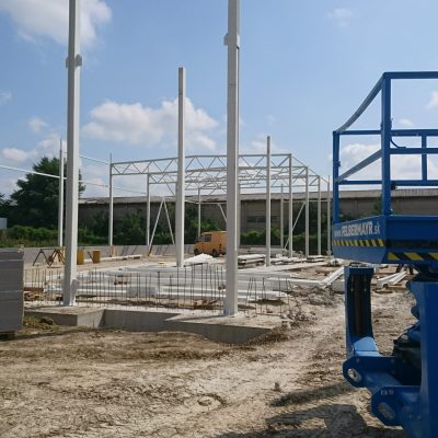 vyroba a montaz ocelovej konstrukcie pre pivaren - construction for brewery